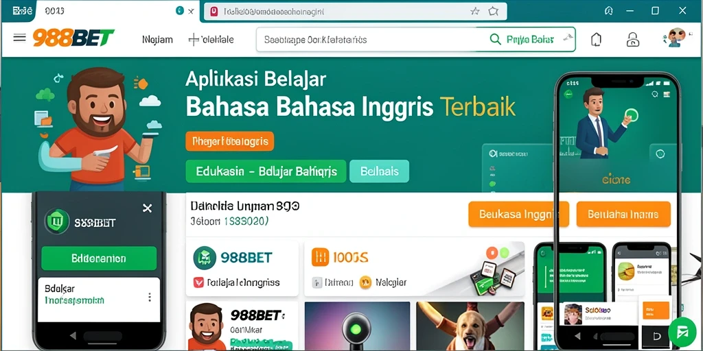 Antarmuka aplikasi 988BET yang intuitif dan menarik.