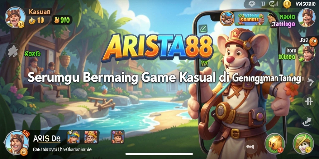 Tampilan antarmuka game Kasual ARISTA88 yang menarik dan mudah digunakan.