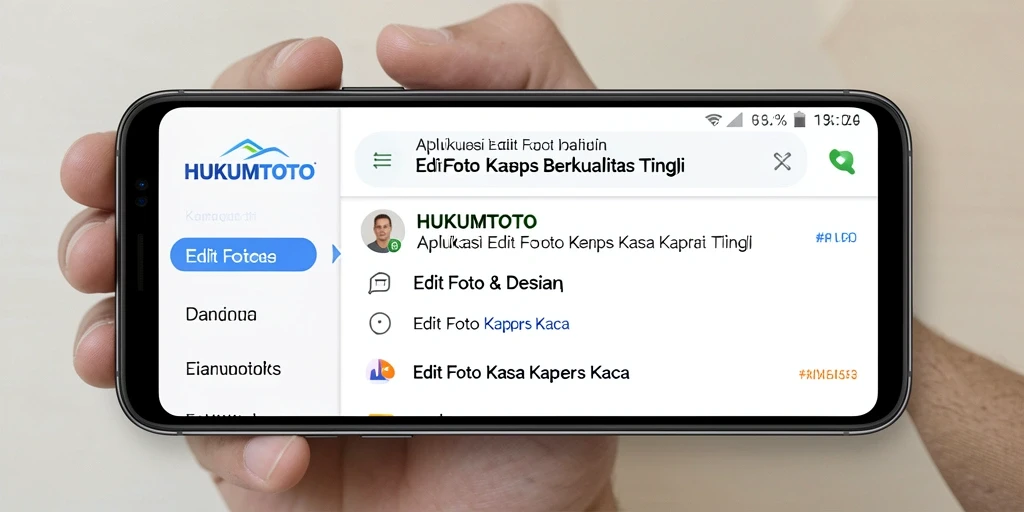 Tampilan antarmuka HUKUMTOTO yang menarik dan fungsional.