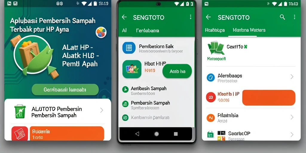 Antarmuka sederhana dan efisien dari SENGTOTO untuk pembersihan sampah.