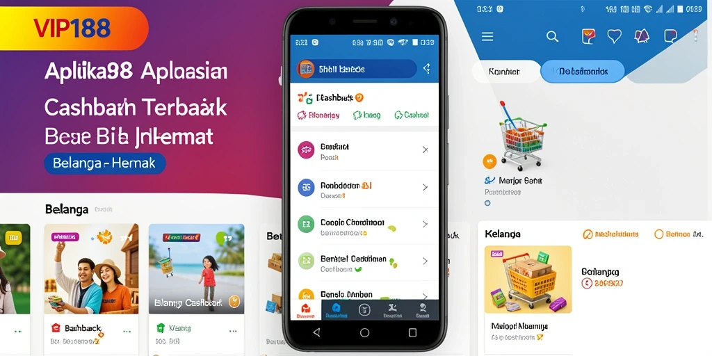 Tampilan antarmuka VIP188 yang sederhana dan fungsional untuk cashback.