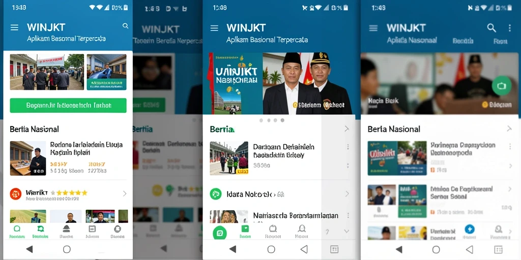 Tampilan antarmuka WINJKT yang menawan dan fungsional.
