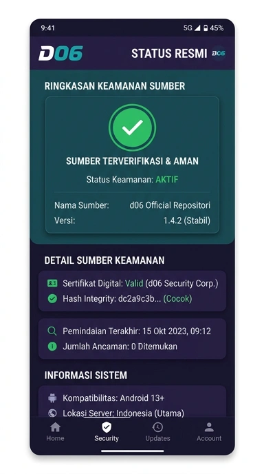 Halaman Resmi D06 untuk Pengguna Android Indonesia